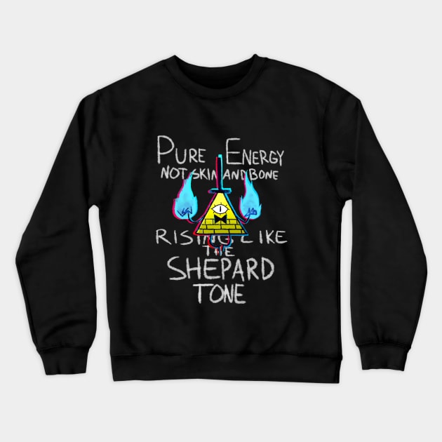 Rising like the Shepard Tone Crewneck Sweatshirt by Kuromori